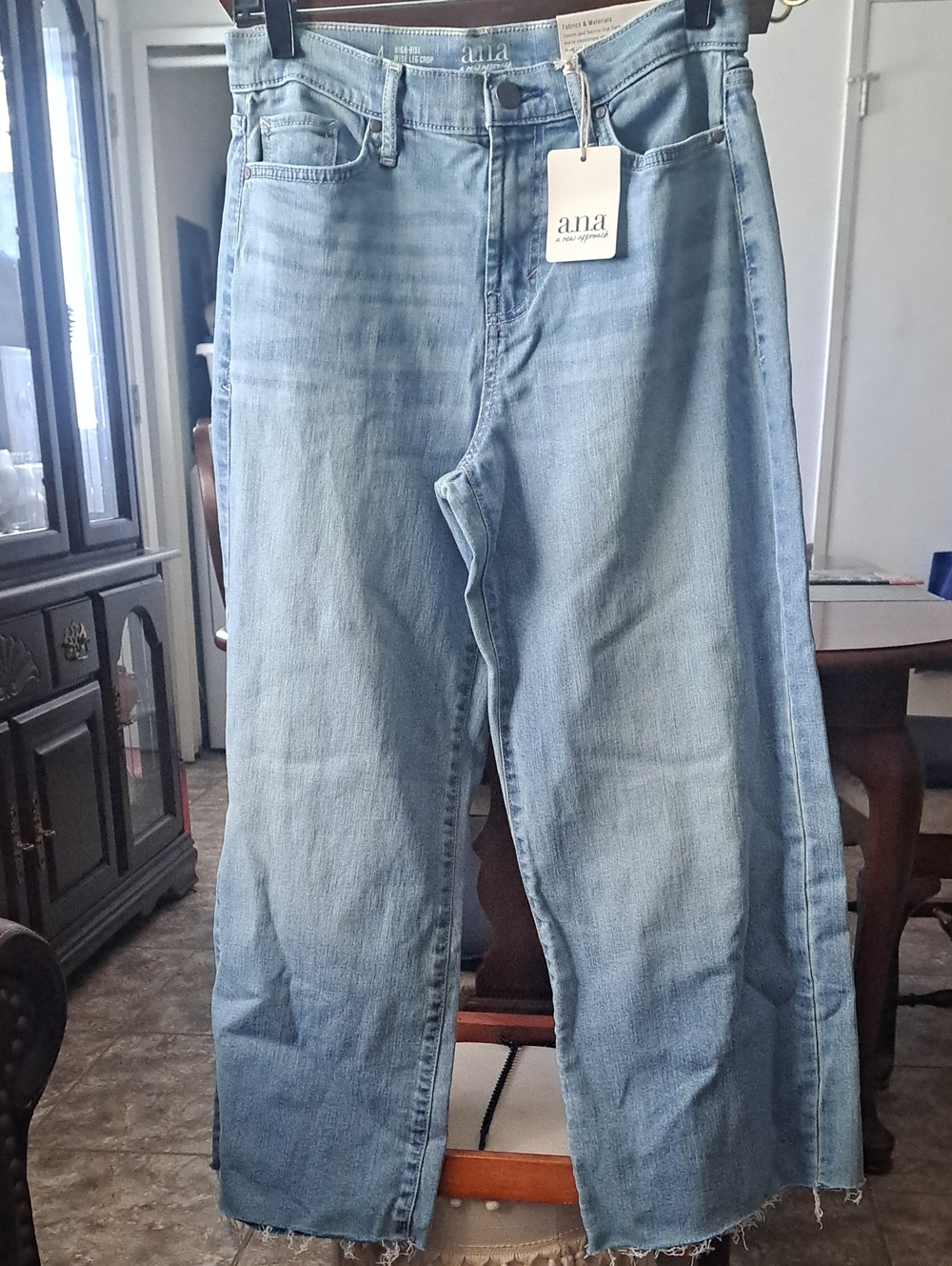 a.n.a Light Blue Relaxed Straight-Leg Men’s Jeans